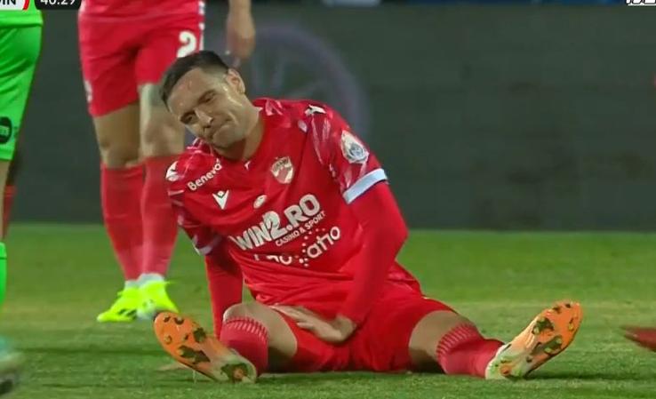 Accidentare și înlocuire Georgi Milanov în Farul - Dinamo