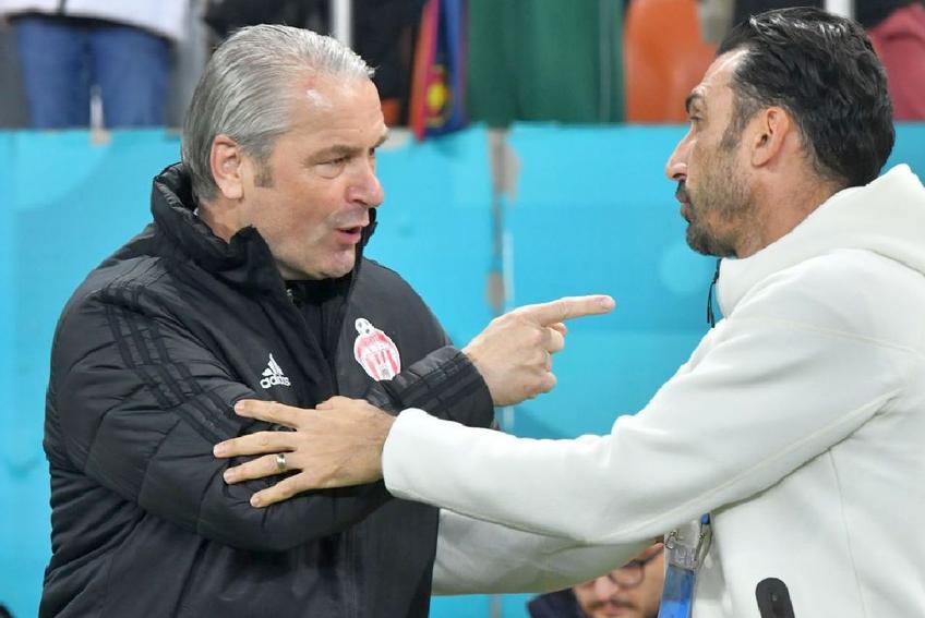 Bernd Storck, în stânga, a ajuns la trei eșecuri consecutive pe banca lui Sepsi / foto: Gazeta Sporturilor