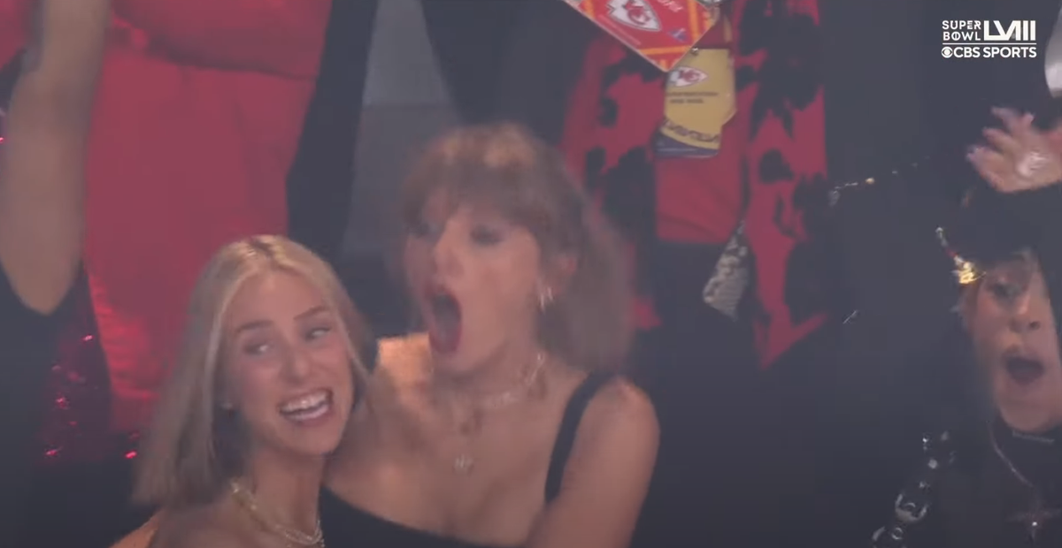 Taylor Swift la Super Bowl LVIII