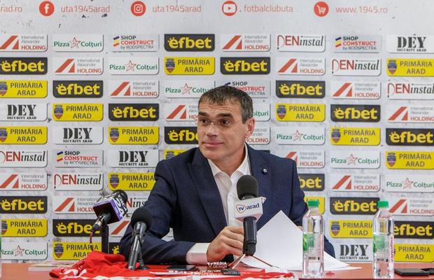 Alexandru Meszar a reacționat după ce Mircea Rednic și-a anunțat plecarea de la UTA: „Nu luăm în considerare”