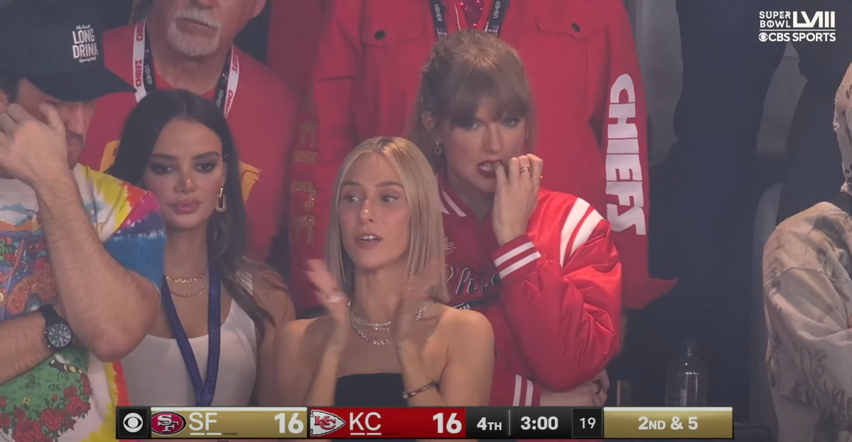 Taylor Swift la Super Bowl LVIII