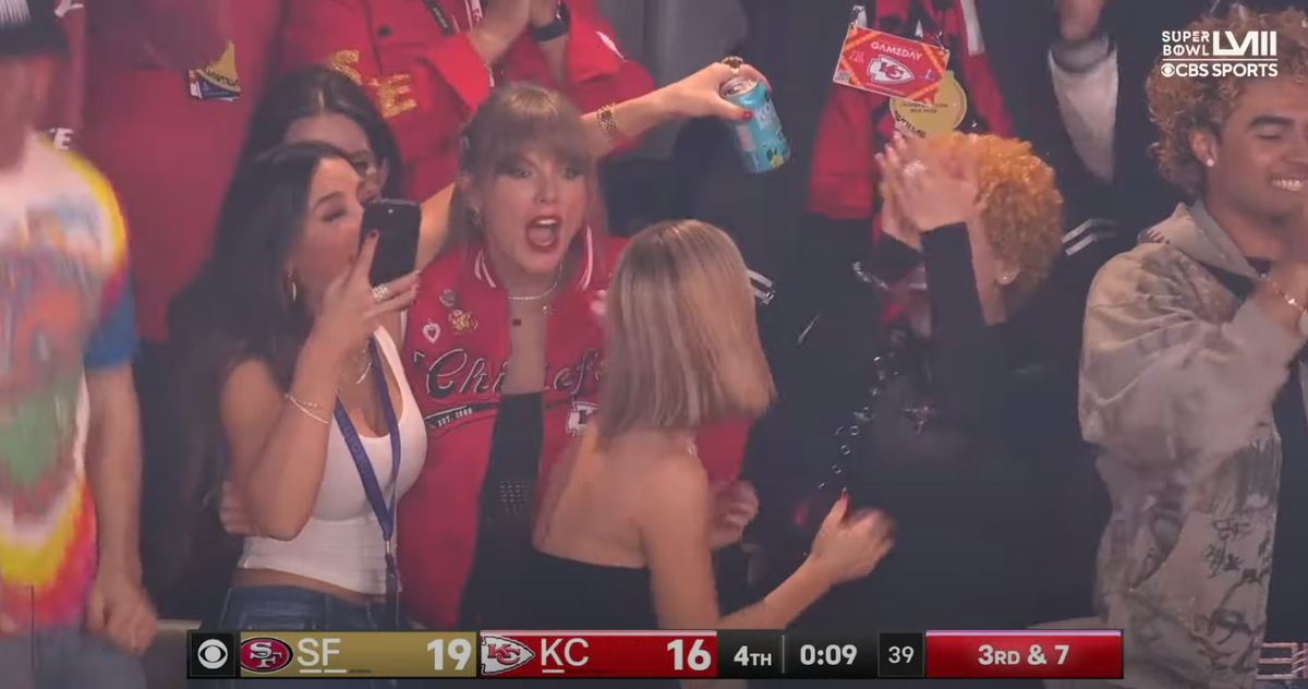 Taylor Swift la Super Bowl LVIII