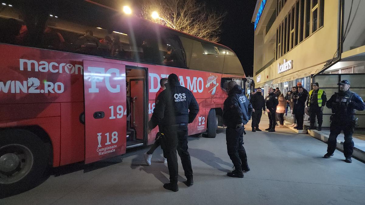 FOTO Farul - Dinamo, sosirea echipelor + imagini dinainte de meci
