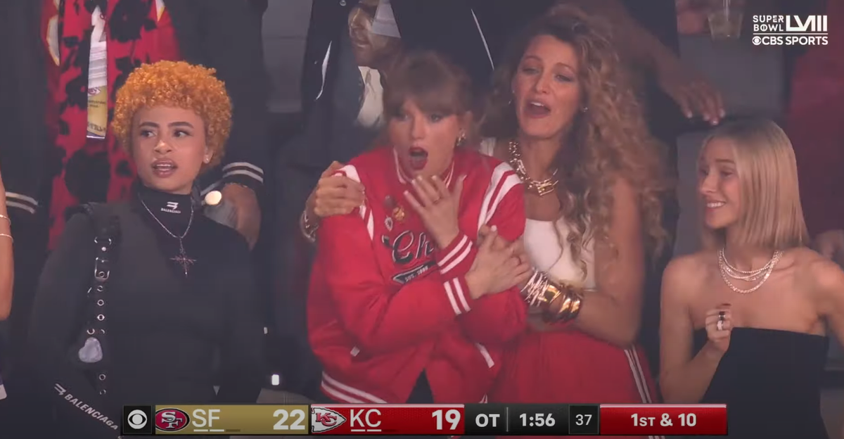Taylor Swift la Super Bowl LVIII