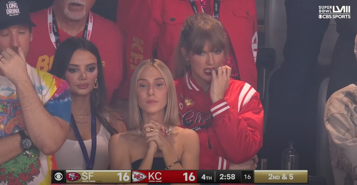 Taylor Swift la Super Bowl LVIII