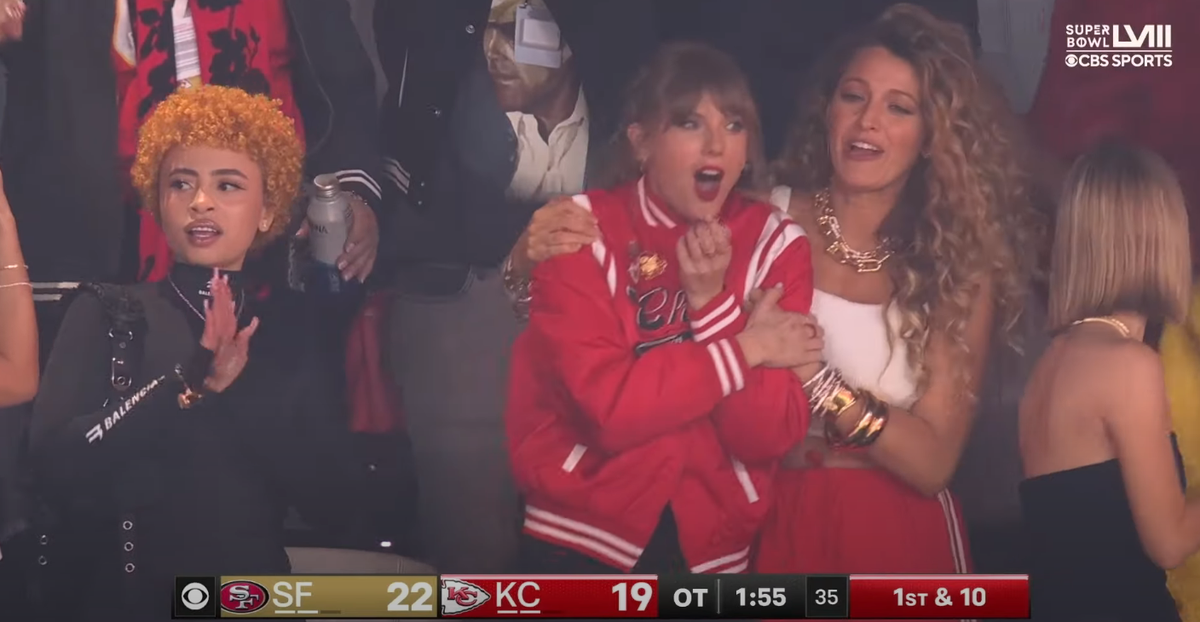 Taylor Swift la Super Bowl LVIII