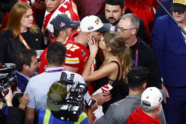 Taylor Swift la Super Bowl LVIII. Foto: Imago
