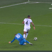Penalty controversat în Club Brugge - Atalanta, foto: captură Prima Sport