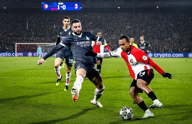 Feyenoord, avantaj în vederea returului cu Milan » Gafa lui Maignan a decis partida