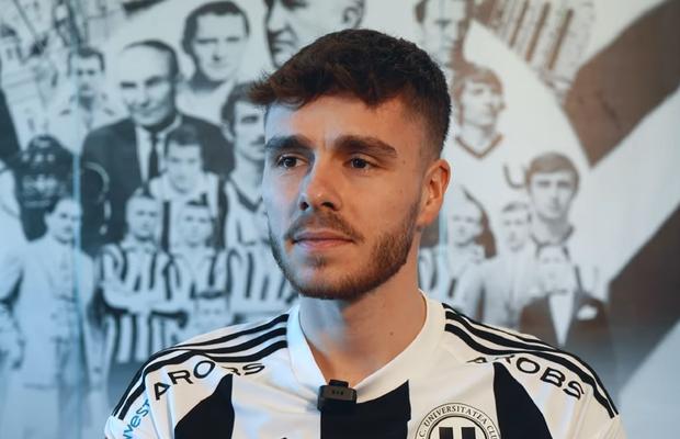 Andrej Fabry, sfătuit de un jucător de la U Cluj să semneze: „Mi-a spus asta” » Ce obiective și-a stabilit