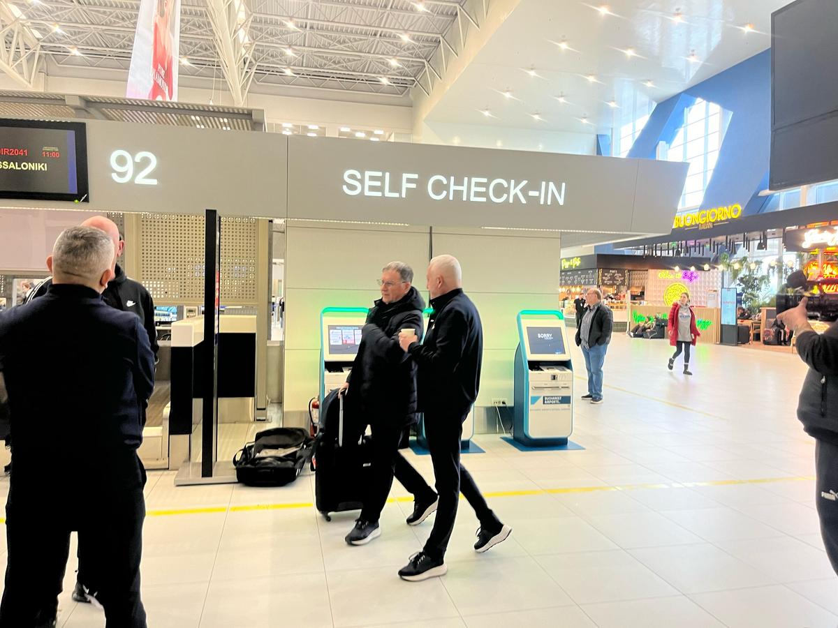 FCSB a plecat la Salonic pentru meciul cu PAOK din Europa League, foto: Carmen Dumitru / GSP