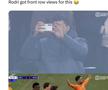 Rodri s-a bucurat de instantaneele surprinse doar la începutul partidei, căci la final cei care au zâmbit au fost „Los Blancos” / Sursă foto: Captură Twitter