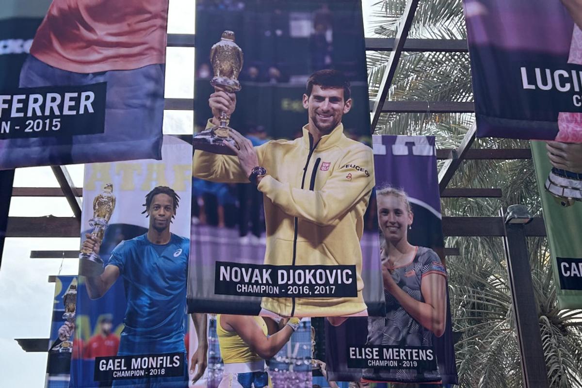 Complexul sportiv unde se desfășoară turneul de la Doha