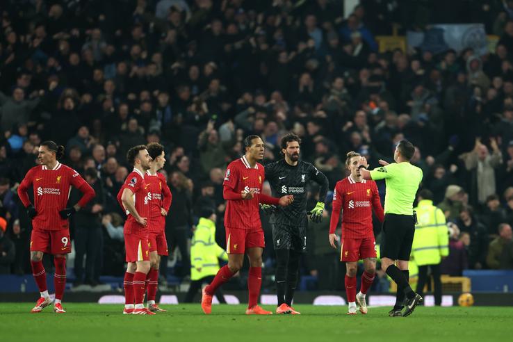 Final cu scandal la Everton - Liverpool/ Foto: Getty