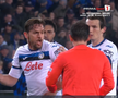 Penalty controversat în Club Brugge - Atalanta, foto: captură Prima Sport