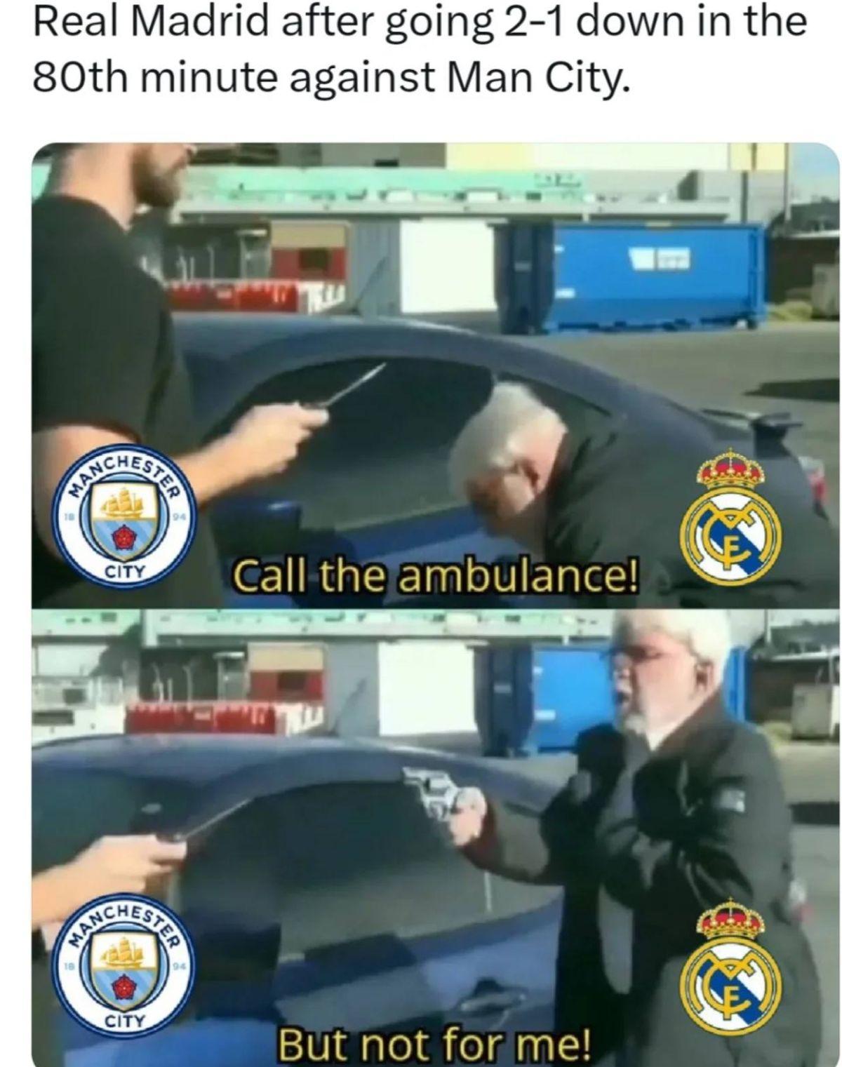 Liber la glume! Cele mai haioase meme-uri după Manchester City - Real Madrid 2-3: „Stop crying your heart out, Pep” 