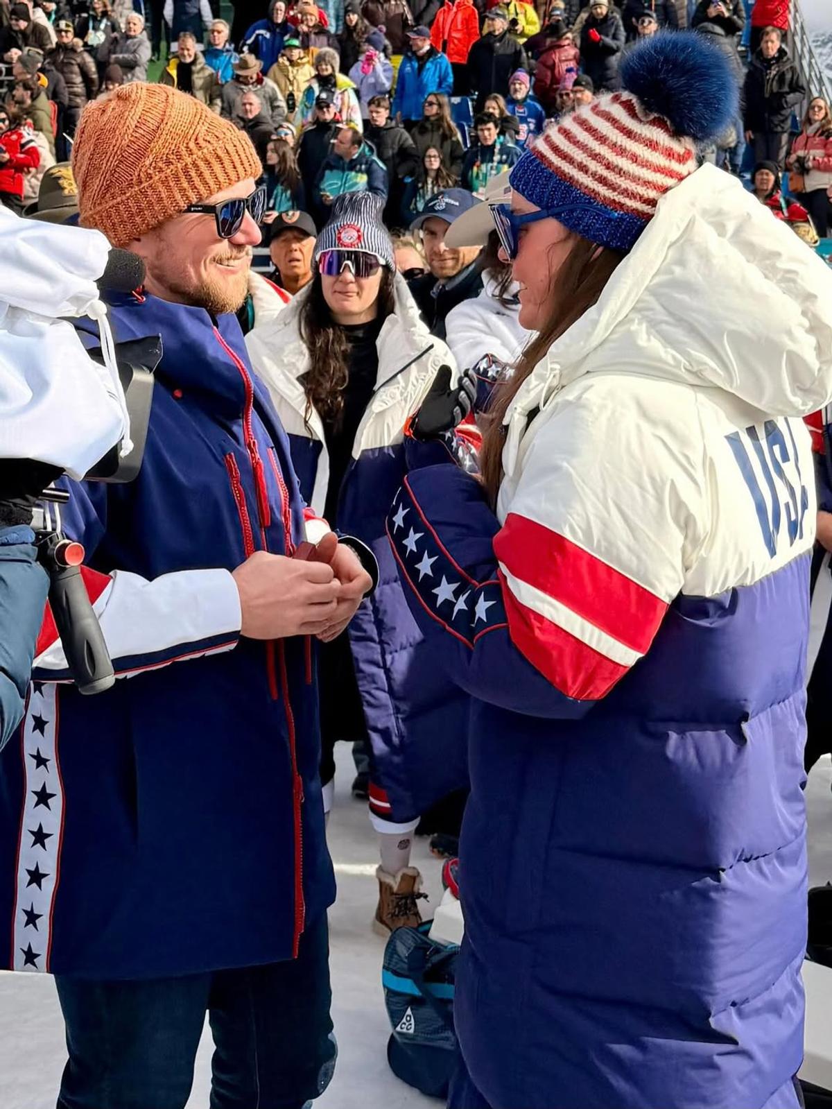 Campioana olimpică a fost cerută în căsătorie la baza pârtiei: „A depășit cu mult imaginația”