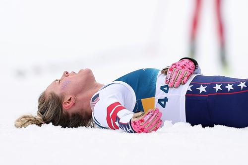 Jessie Diggins, bronz la 10 km liber la JO 2026, accidentată Foto: Guliver/GettyImages