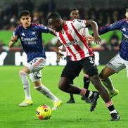 Brentford - Arsenal 1-1, etapa #26 din Premier League // FOTO: Getty Images