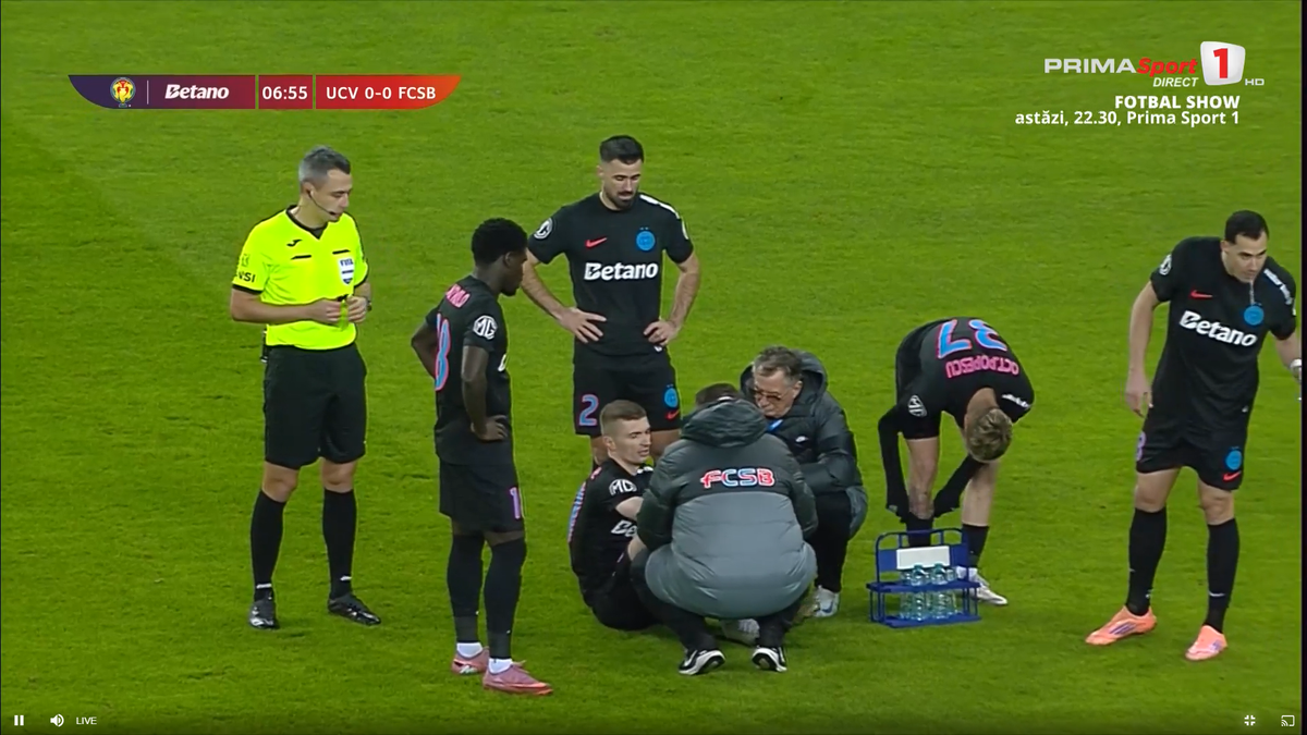 FCSB, lovită de blestem în Oltenia » Florin Tănase „s-a rupt”, iar Mihai Stoica a făcut o criză de nervi la oficială