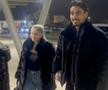 Ștefan Baiaram a sosit la stadion alături de iubita Cristina Răduț