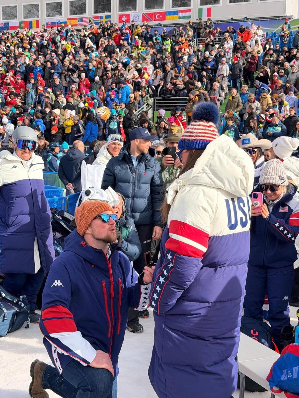 Campioana olimpică a fost cerută în căsătorie la baza pârtiei: „A depășit cu mult imaginația”