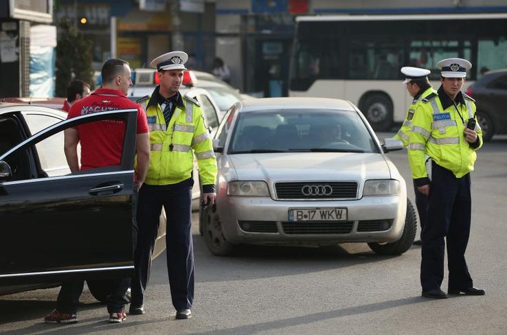 Imagini surprinse în traficul din București / Sursă foto: Guliver/Getty Images