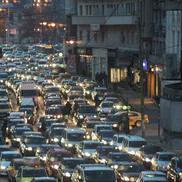 Imagini surprinse în traficul din București / Sursă foto: Guliver/Getty Images