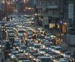 Imagini surprinse în traficul din București / Sursă foto: Guliver/Getty Images
