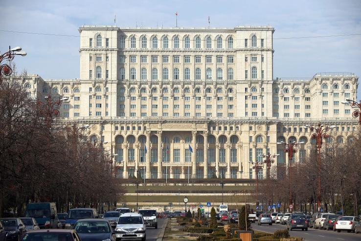 Imagini surprinse în traficul din București / Sursă foto: Guliver/Getty Images