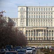 Imagini surprinse în traficul din București / Sursă foto: Guliver/Getty Images