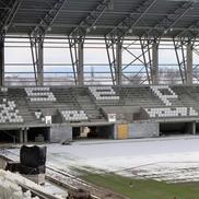 Stadionul din Sfântu Gheorghe prinde contur / Sursă foto: Facebook Sepsi OSK