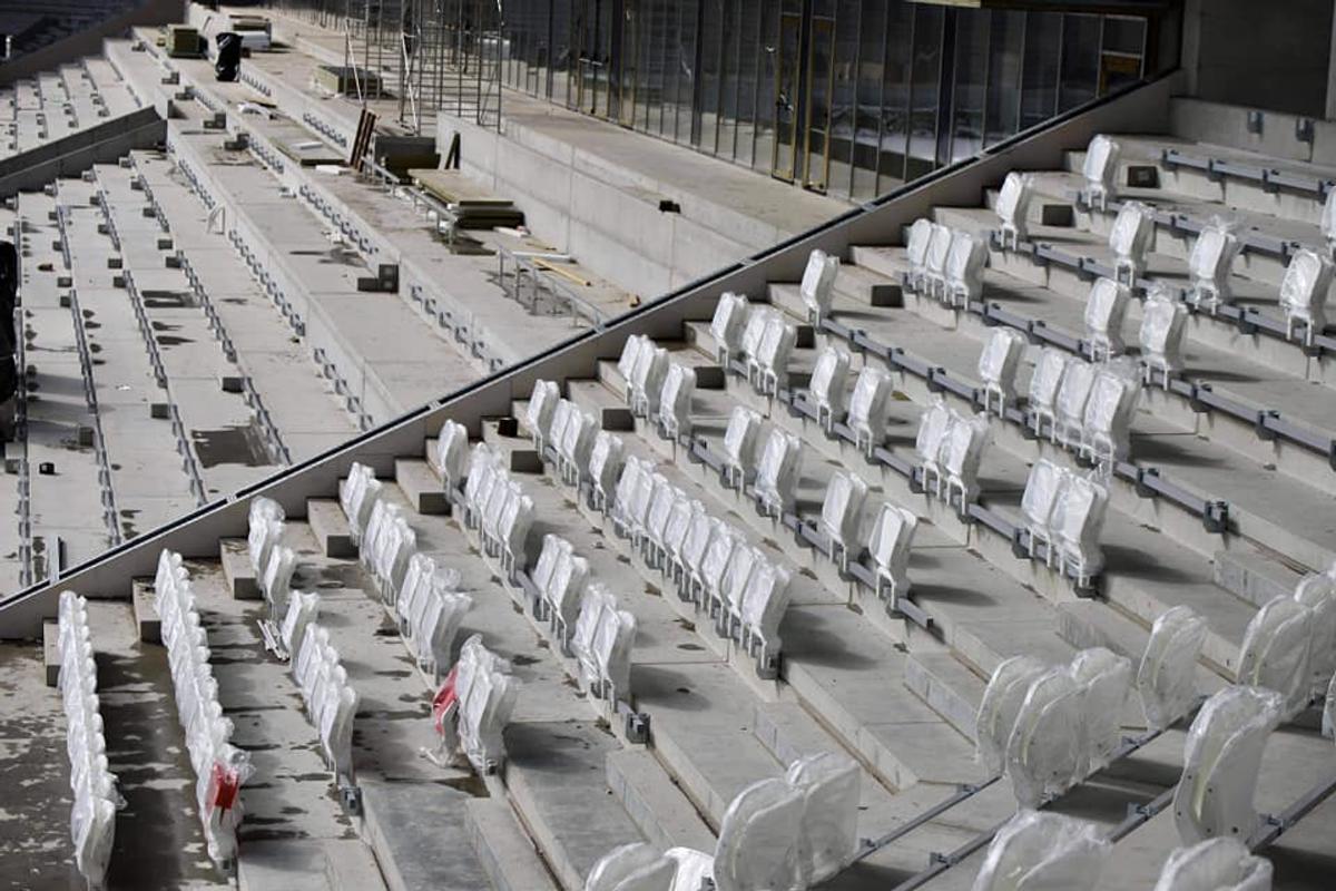 Noul stadion al lui Sepsi prinde contur » A început montarea scaunelor