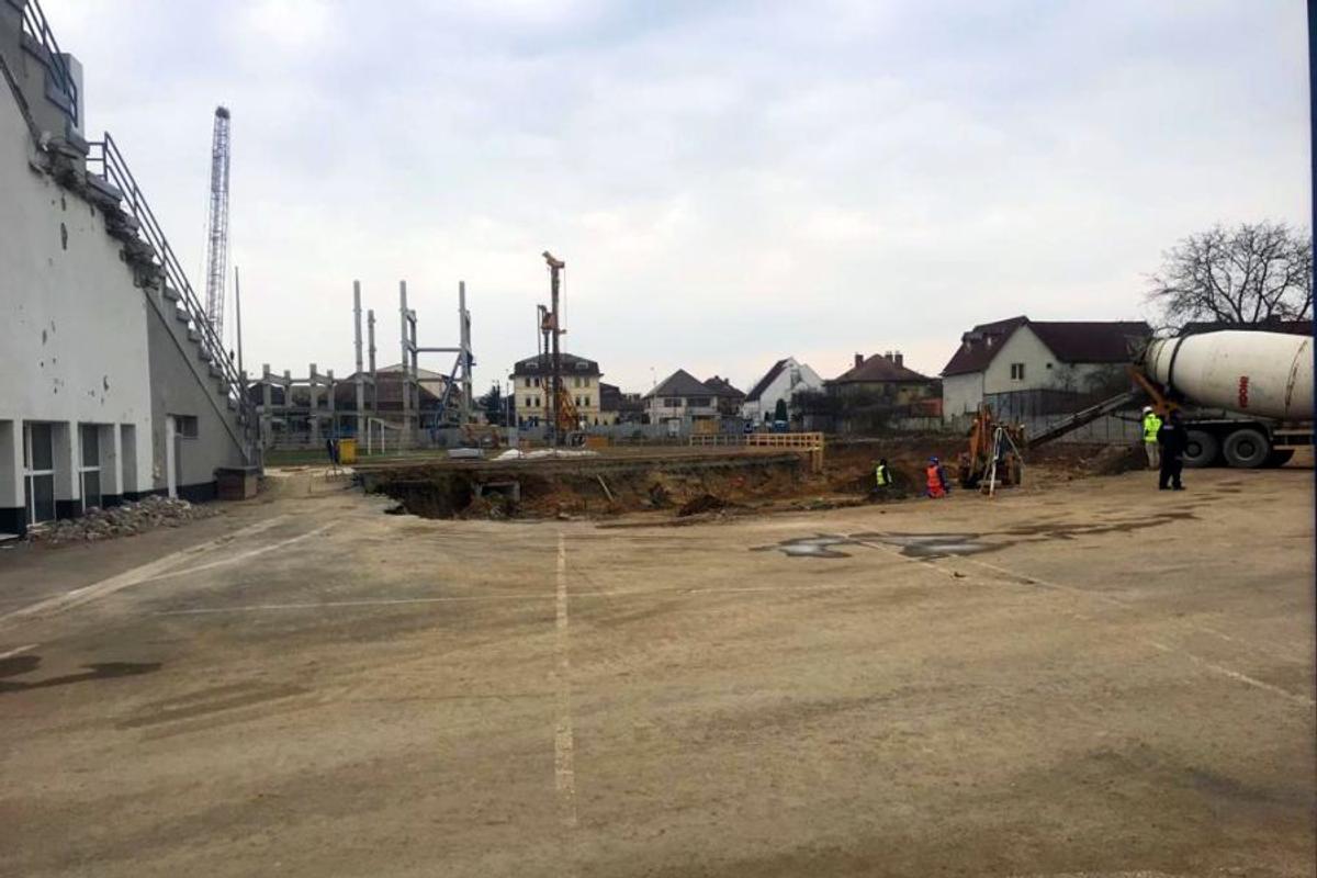 FOTO+VIDEO EXCLUSIV Gazeta a vizitat șantierul noului stadion din Sibiu » Suma fără precedent cheltuită de Primărie + când va fi gata