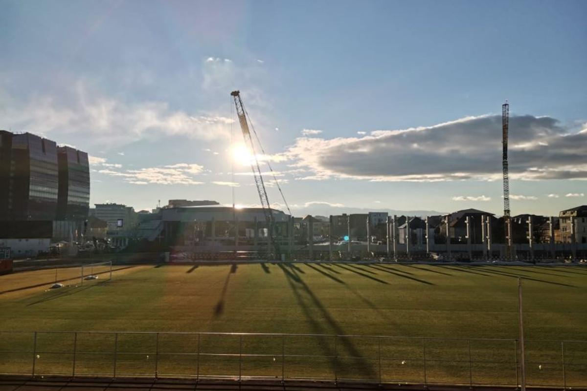 FOTO+VIDEO EXCLUSIV Gazeta a vizitat șantierul noului stadion din Sibiu » Suma fără precedent cheltuită de Primărie + când va fi gata