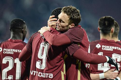 CFR a învins-o pe FC Voluntari, scor 3-1 / Sursă foto: Facebook@ CFR Cluj