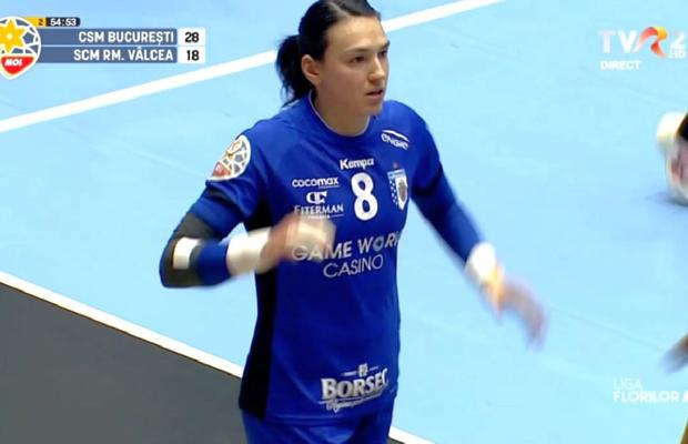 Cristina Neagu, dezlănțuită în derby-ul CSM București - SCM Râmnicu Vâlcea + Rapid, victorie la Cisnădie