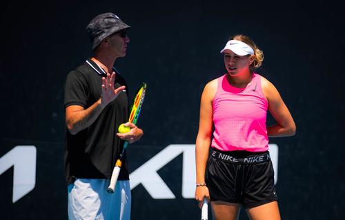 Darren Cahill și Amanda Anisimova
Foto:Imago