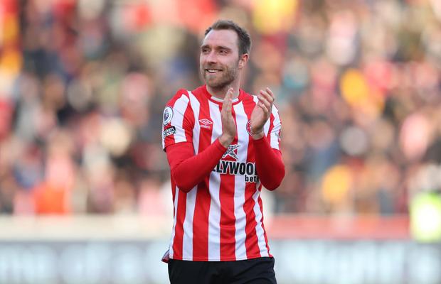 Christian Eriksen a oferit un assist superb în meciul Brentford - Burnley