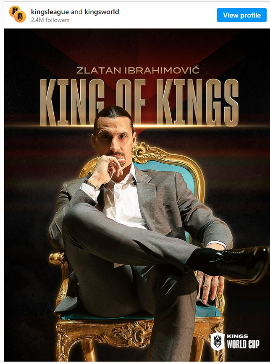 Doar Zlatan Ibrahimovic putea să o facă » Suedezul, ales președinte la Cupa Mondială a Regilor