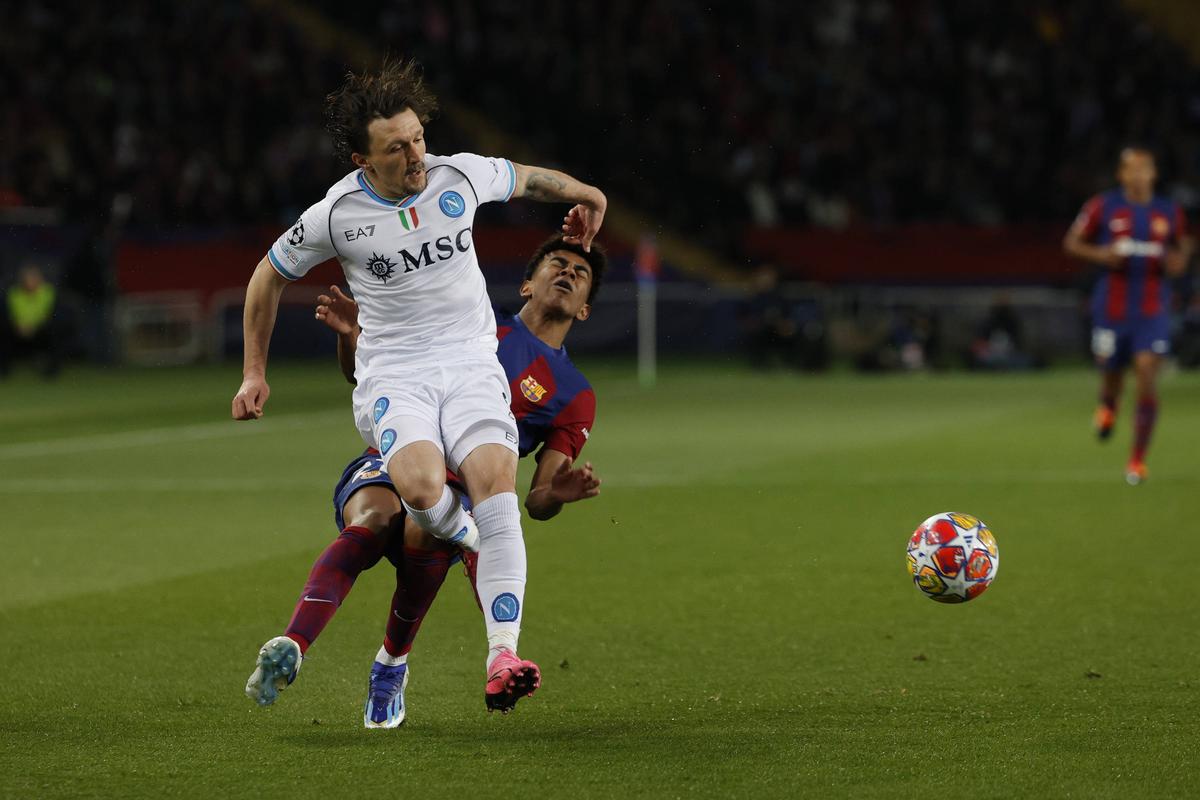 Barcelona - Napoli, optimi Liga Campionilor