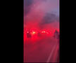 Imagini de la sosirea celor de la Atletico pentru meciul cu Real