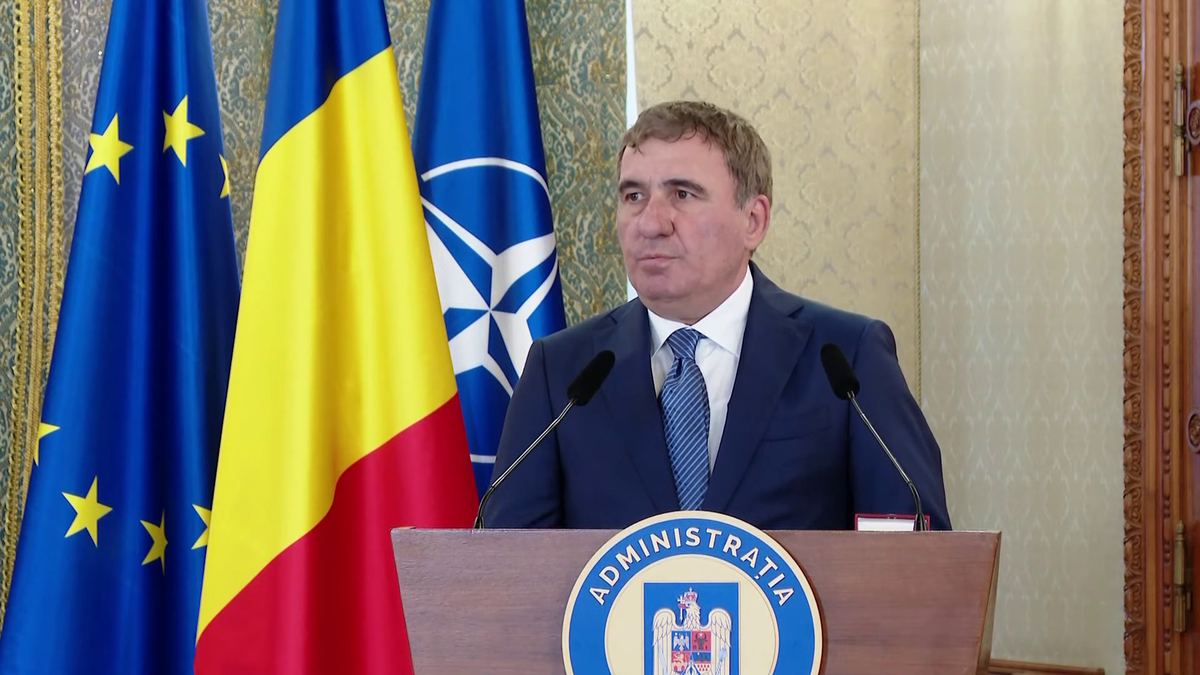Elena Hagi la ceremonia de la Palatul Cotroceni