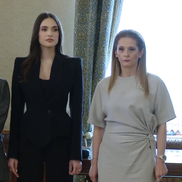 Elena Hagi la ceremonia de la Palatul Cotroceni