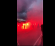 Imagini de la sosirea celor de la Atletico pentru meciul cu Real