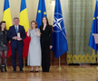 Elena Hagi la ceremonia de la Palatul Cotroceni