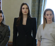 Elena Hagi la ceremonia de la Palatul Cotroceni