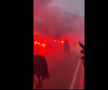 Imagini de la sosirea celor de la Atletico pentru meciul cu Real