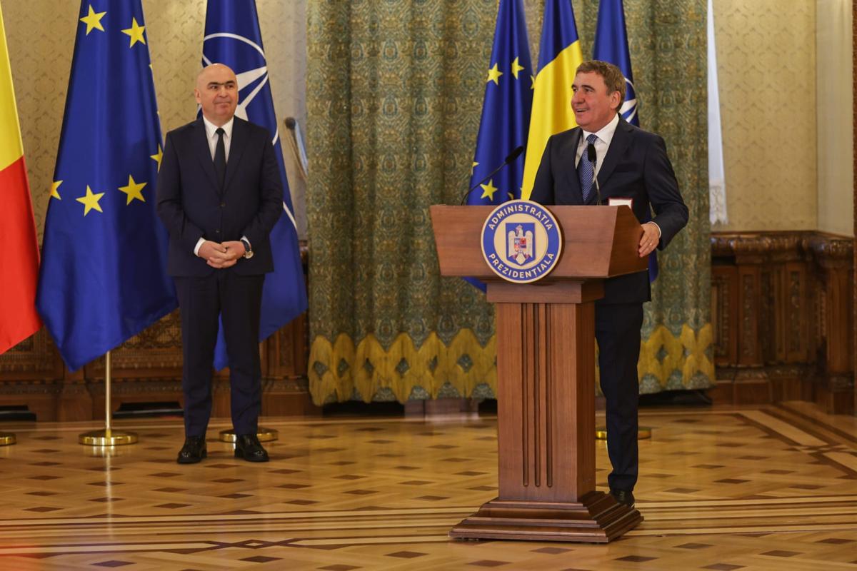 Gică Hagi, decorat cu Ordinul Național „Steaua României” » „Regele”, gâtuit de emoție, cu lacrimi în ochi! Nume mari au participat la ceremonie