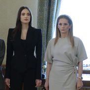 Elena Hagi la ceremonia de la Palatul Cotroceni